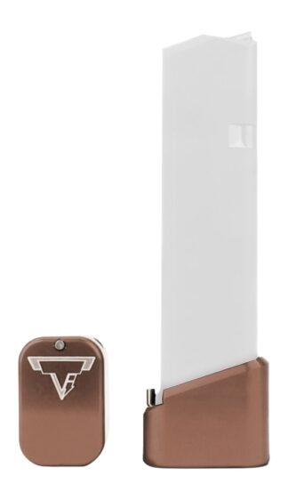 TARAN TACTICAL Firepower Base Pad Kit for Glock 17 (+5/6 Rounds) Coyote Bronze
