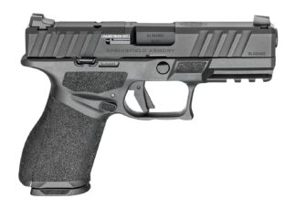 Springfield Armory ECA9409BCA Echelon Alpha 40.C 9mm Luger 10+1 4" Black Melonite Barrel & Optic Ready/Serrated Slide, Black Polymer Frame w/Picatinny Rail Adaptive Texture Grip, *CA Compliant