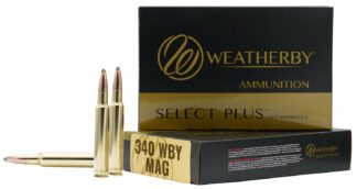 Weatherby Select Plus .340 WBY Mag 225 gr TTSX Lead-Free Brass, 20 Rounds