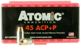 Atomic 00412 .45 ACP +P 185gr Bonded Match Hollow Point, 50 Rounds
