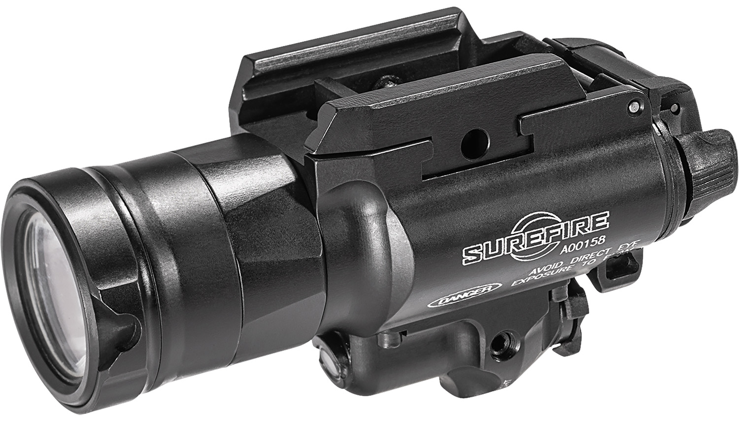 SureFire X400UH-a-GN Ultra MasterFire Weapon Light 1000 Lumens, Green Laser, Picatinny Rail