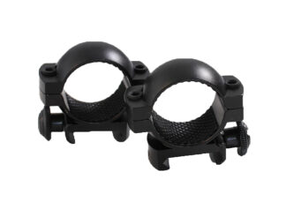 Turner Fabrications A791DS 1in Medium Weaver-Style Scope Rings Matte Black