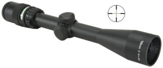 Trijicon 200002 AccuPoint Black Hardcoat Anodized 3-9x 40mm 1" Tube Illuminated Duplex Crosshair w/Green Dot Reticle