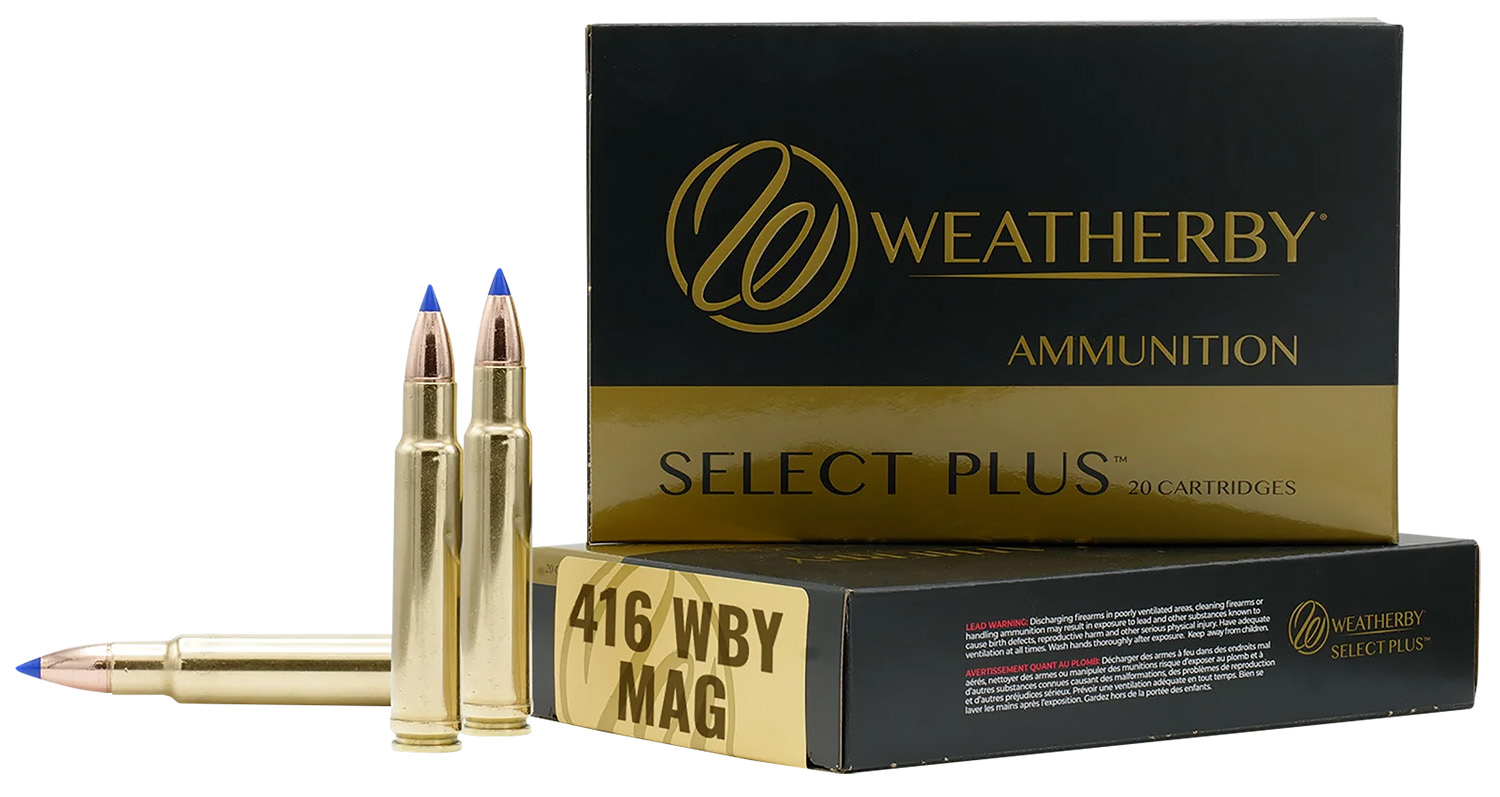 Weatherby Select Plus 416 WBY Mag 350 gr Barnes TTSX 20 Rounds Per Box