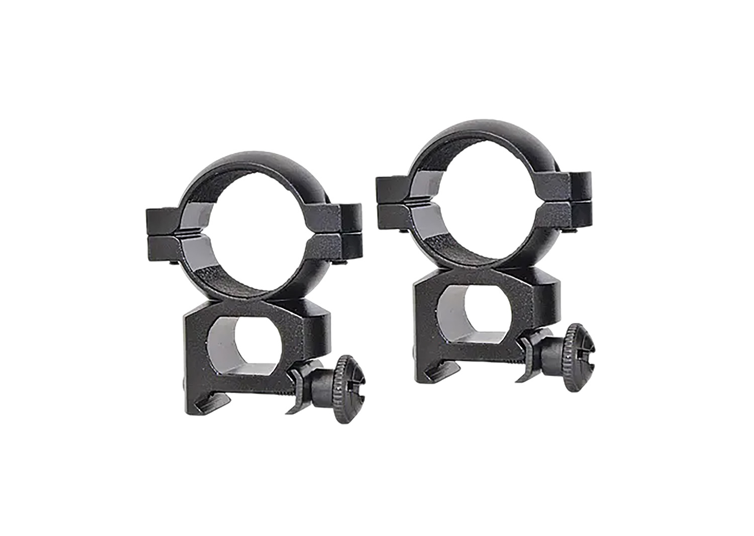 Turner Fabrications A799DS Quick Peep Aluminum 1in Scope Rings, Matte Black