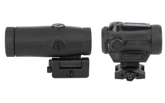 Holosun ARO 1X Enclosed Red Dot, 2 MOA Reticle, W/HM3X Magnifier, Black