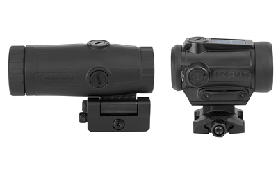 Holosun ARO 1X Enclosed Red Dot, 2 MOA Reticle, W/HM3X Magnifier, Black