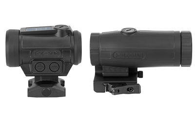 Holosun ARO 1X Enclosed Red Dot, 2 MOA Reticle, W/HM3X Magnifier, Black