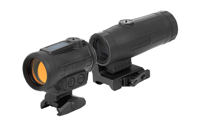 Holosun ARO 1X Enclosed Red Dot, 2 MOA Reticle, W/HM3X Magnifier, Black