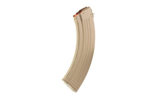 Global Ordnance AK-47 40-Round 7.62x39mm Steel Magazine, FDE