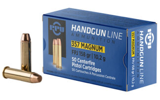 Prvi Partizan PPD357 .357 Magnum 158 Gr JHP Defense Ammo, 50 Rounds Per Box