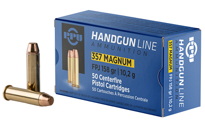 Prvi Partizan PPD357 .357 Magnum 158 Gr JHP Defense Ammo, 50 Rounds Per Box