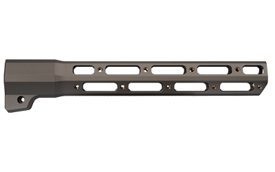 Q SERT Handguard for the Fix by Q, 11 in, Clear Anodized Gray Aluminum