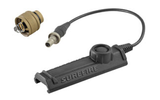 Surefire Scout Light Rear Cap Assembly with SR07 Rail Tape Switch, Tan