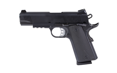 Tisas 1911 Carry B45R .45 ACP 4.25 in Semi-Auto, 8 Rounds, Black Cerakote, Novak Sights