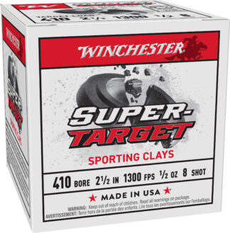 Winchester Super-Target Super Target .410 Bore 2.5 in 1/2 oz #8 Shot, 25-Round Box