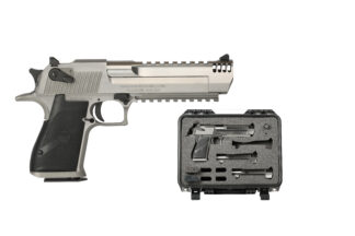 Magnum Research Desert Eagle Mark XIX Component System .357 Magnum 6 in Stainless Steel, Serrated Slide