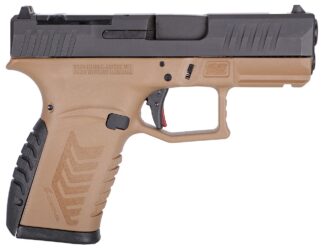 Derya DY9Z 9mm Striker-Fired Semi-Auto Pistol, 3.5 in Barrel, 15+1 Rounds, FDE/Black