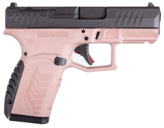 Derya DY9Z 9mm Striker-Fired Semi-Auto Pistol, 3.5 in Barrel, 15+1 Rounds, Pink Frame/Black Slide