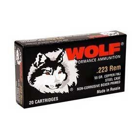 Wolf WPA Military Polyformance .223 Rem 55 gr FMJ 500/Box