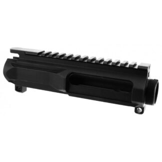 TacFire AR-15 Slick Side Stripped Upper Receiver, Black (7075 T6 Aluminum)