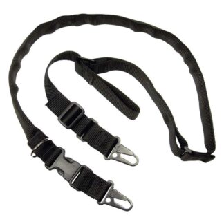 Tac Shield Warrior 2-in-1 Padded Sling 1.25" Black Webbing, Fast Adjust (T6030BK)