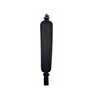 TacShield Precision Rifle Sling Padded Tac-Grip w/ Stud QD Swivels Black