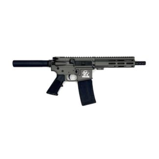 10 Ring Marketing / WRJ Great Lakes AR-15 Pistol .223 Wylde 7.5" 30-Round Tungsten Cerakote