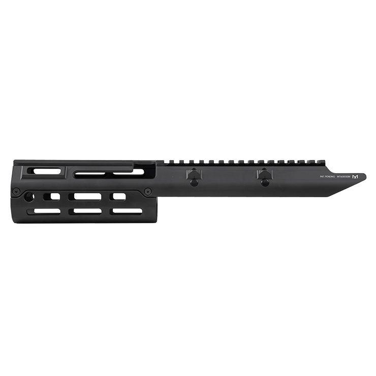 Leapers UTG PRO MP5 M-LOK Handguard Black, Monolithic 16-Picatinny Slots, 9.8 oz Installed