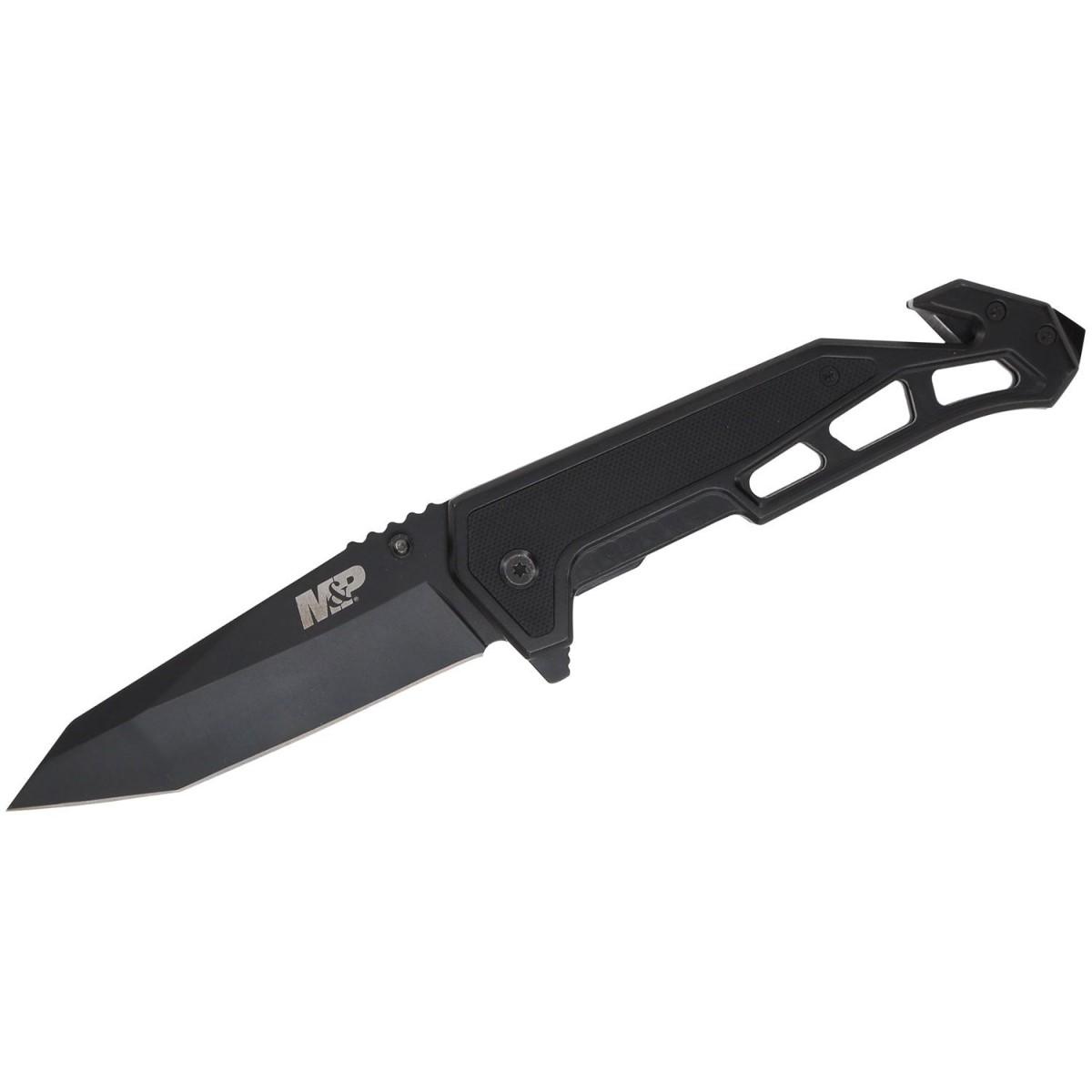 Battenfeld Border Guard Spring Assist Pocket Knife, 4 in Blade, Black