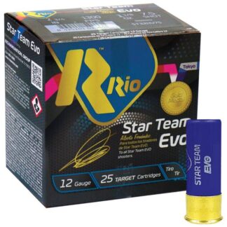 Rio Ammunition Star Team Evo 28 HV 12 Gauge 2-3/4 in 1 oz 7.5 Shot 1315 fps 25-Round Box