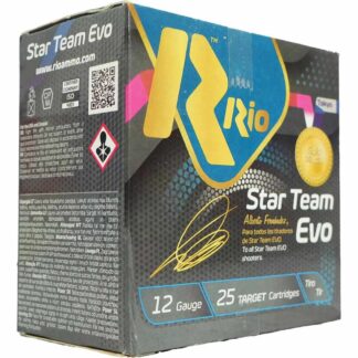 Rio Ammunition Star Team EVO HV 32 12 Gauge 2-3/4" 1-1/8oz #7.5 Low Recoil 1150 fps Shotshells