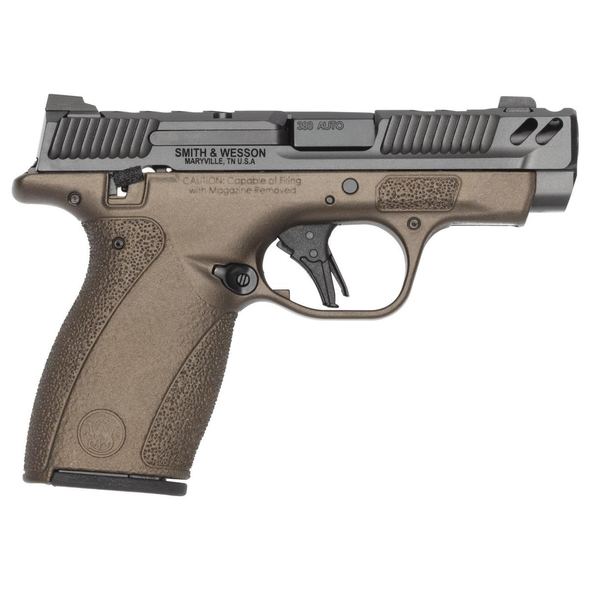 Smith & Wesson PC Bodyguard 2.0 Carry Comp .380 Auto 3.1 in Armornite Barrel Blacked-Out Night Sights