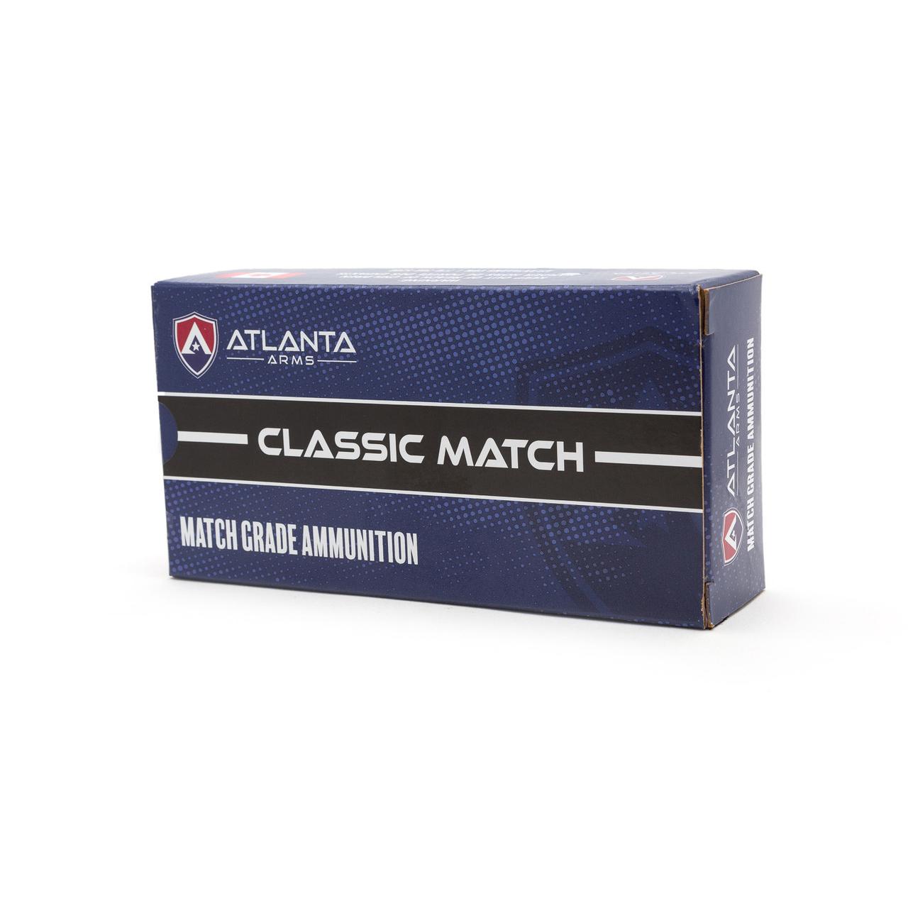 Atlanta Arms Classic Match Handgun Ammunition 9mm Luger 115gr FMJ 1125 fps 50/ct