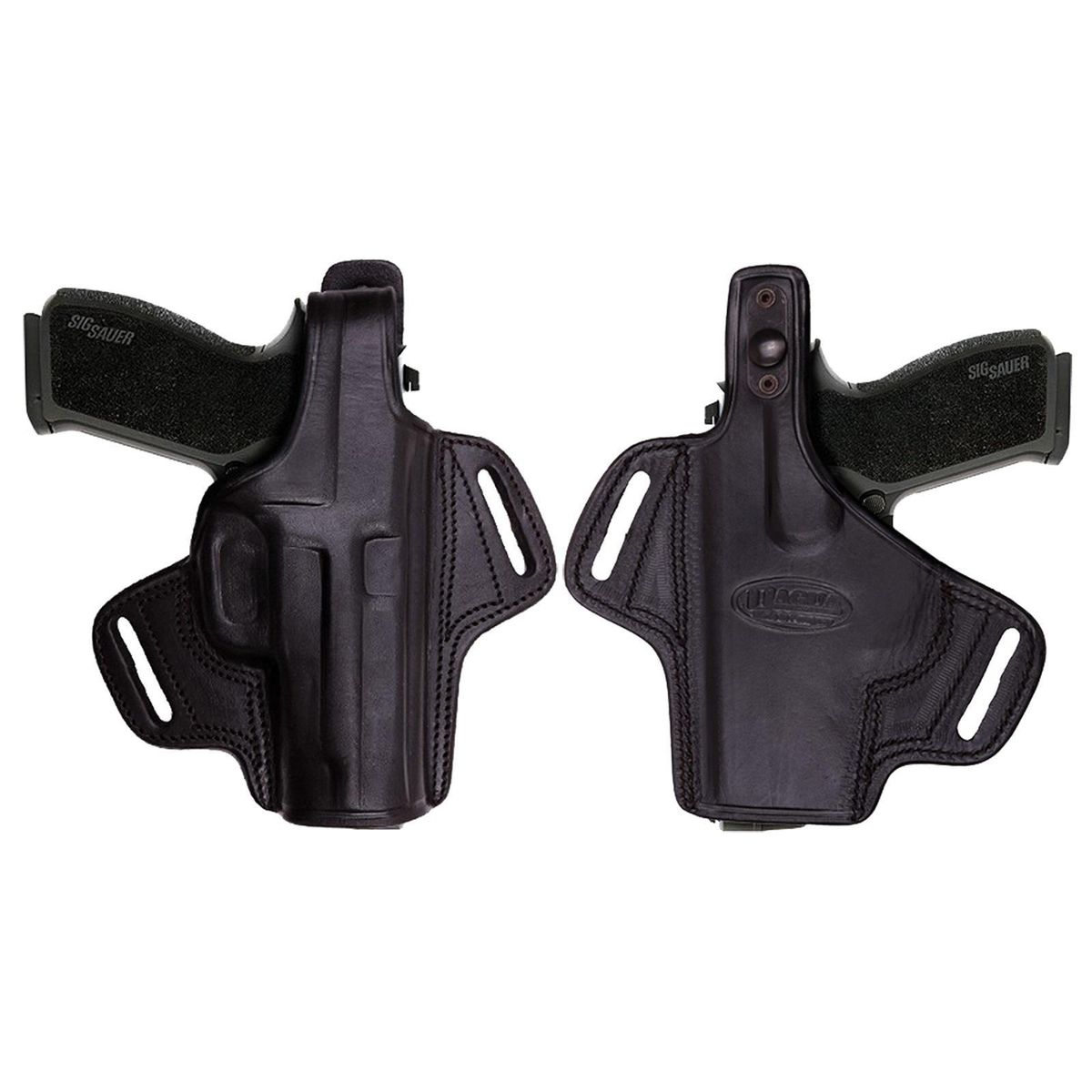 Tagua Thumb Break Belt Holster for Glock 19/23/32/38, Black, Right Hand