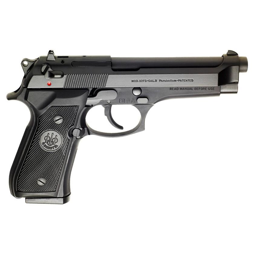 Beretta 92FS 9mm Luger Double/Single 4.9 in Matte Black 15 Rounds