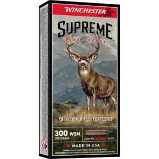 Winchester Supreme Long Range .300 WSM 195 Grain BC MAX Rifle Ammunition (20 Rounds)