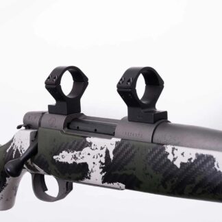 Weatherby Vanguard 1 in Low Matte Black Anodized Scope Mounts