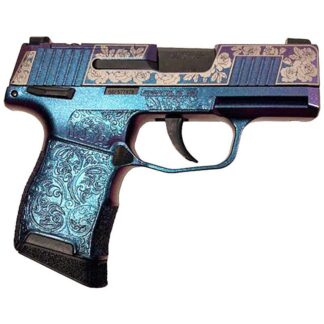 Sig Sauer P365-380-BSS-MS Exclusive "Guns & Roses" Mongoose Purple Handgun .380 10rd Magazines (2) 3.1" Barrel