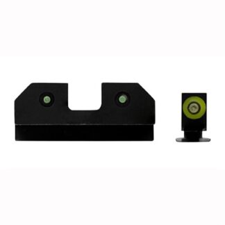 XS Sights R3D Night Sights Green Front Dot Steel/Blued