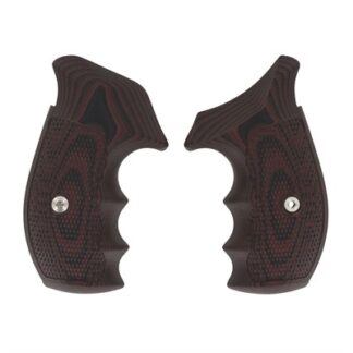 Vz Grips S&W N-Frame TAC Diamond Round Butt Grips, Black Cherry