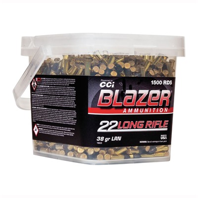 22 LONG RIFLE 38GR LEAD ROUND NOSE 1,500/BUCKET