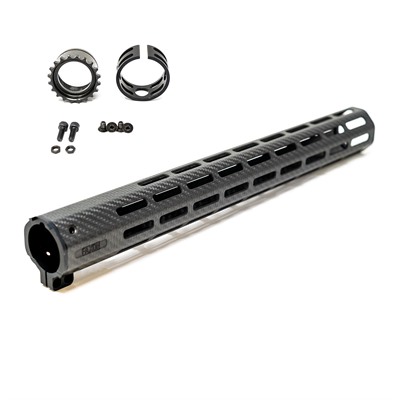 Faxon Firearms Streamline Carbon Fiber 17 in M-LOK Handguard, Black