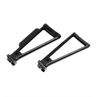 A3 Industries Triangle Folding Stock 9 in with Cheek Rest and Buttpad, Aluminum, Black