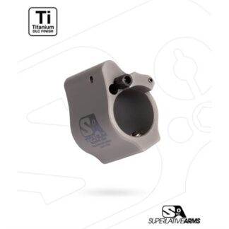 Superlative Arms AR-15 Solid Titanium Adjustable Gas Block .625'' Gray
