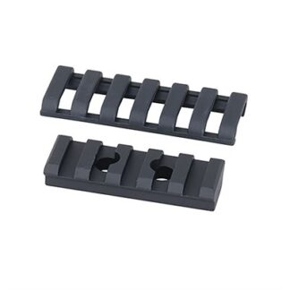 Ergo Direct Thread Picatinny Rail, 2 in Length, Aluminum, Black