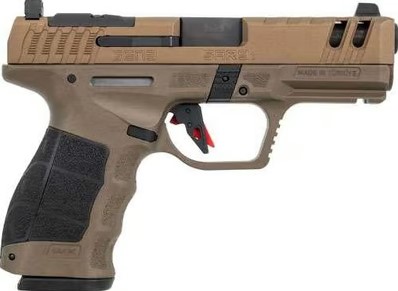 SAR Arms SAR9 Compact Gen3 9mm Semi-Auto Pistol, 4" Barrel, 15+1, Bronze Finish