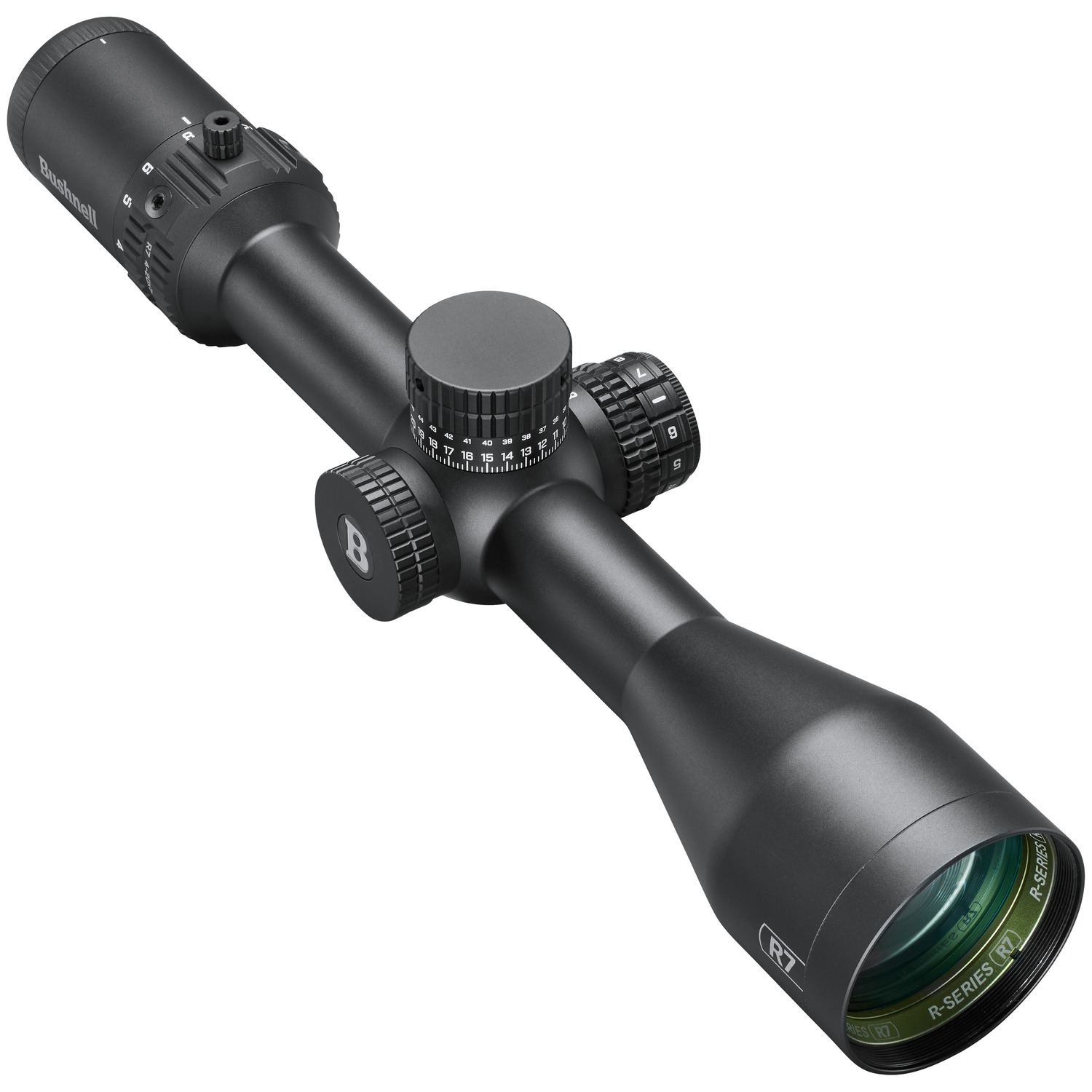 Bushnell R7 4-20x50 FFP MOA Riflescope, Illuminated Reticle, Black