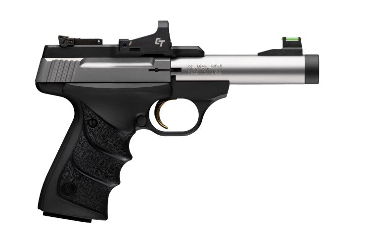 Browning Buck Mark Micro Bull SS .22 LR Semi-Auto Pistol, 4.4 in Barrel, 10+1 Rounds