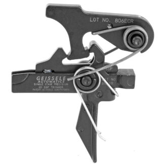 Geissele Automatics Single-Stage Precision Dynamic Flat Bow Trigger, Black